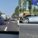 Accident pe DN1C, la Recea. Trafic îngreunat după pasarelă