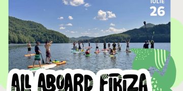 All Aboard Firiza revine pe 11 iulie. Voluntarii sunt invitați să ecologizeze lacul și Poteca Firiza