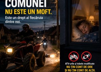 Primăria Fărcașa, mesaj ferm pentru șoferii de ATV-uri și mașini zgomotoase: „Drumurile nu sunt piste de curse”