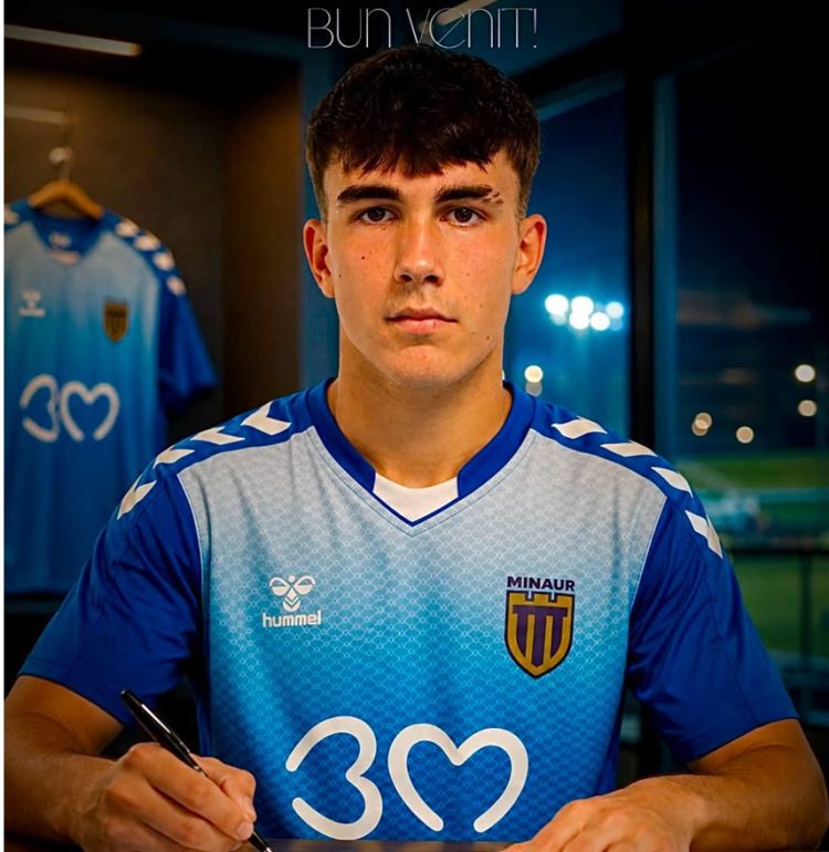 Fotbal. Cristian Iosif, noua speranță a Minaurului – Fundașul de 17 ani se alătură echipei băimărene