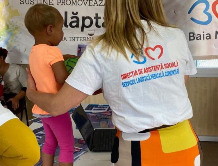 Fumatul și bebelușul. Campanie de informare pentru mamele din comunitatea Pirită, desfășurată de DAS Baia Mare