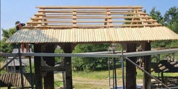 Poarta Mara și teascurile pentru struguri, restaurate în cadrul proiectului „S.O.S. Muzeul Satului Baia Mare”
