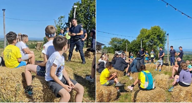 Copiii și părinții au învățat lecții de supraviețuire în natură alături de jandarmii montani din Maramureș