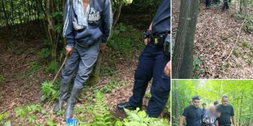 Jandarmii montani au găsit un bărbat rătăcit după un apel disperat la 112