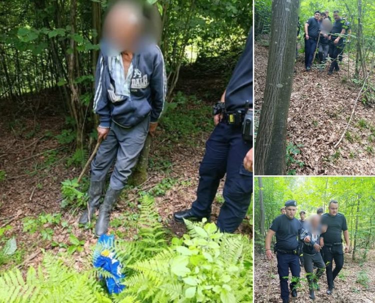 Final fericit – Jandarmii montani au găsit un bărbat rătăcit în zona Vișeu de Sus