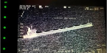 Navă încărcată cu cărbune, avariată în Marea Neagră, după ce ar fi fost lovită de o dronă maritimă
