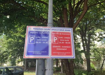 Primăria Baia Mare reduce la jumătate numărul locurilor de „parcare roșie” din parcarea instituției