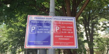 Primăria Baia Mare reduce la jumătate numărul locurilor de „parcare roșie” din parcarea instituției