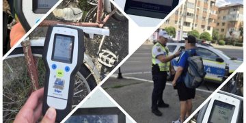 Viteza și alcoolul, în vizorul polițiștilor – 12 sancțiuni și 11 permise reținute