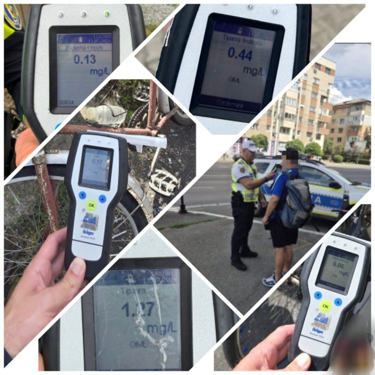 Viteza și alcoolul, în vizorul polițiștilor – 12 sancțiuni și 11 permise reținute