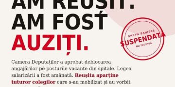Greva din sănătate a fost suspendată. Ce anunță Federaţia SANITAS