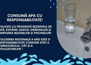 VITAL AGENȚIA TĂUȚII MĂGHERĂUȘ SEMNAL DE ALARMĂ – Consumul ridicat de apă potabilă din rețeaua publică poate lăsa mai mulți utilizatori cu presiune redusă/fără apă la robinete!
