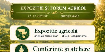 AGROMARAMUREȘ 2026: Mireșu Mare găzduiește, în 22 și 23 august, o amplă expoziție și un forum agricol