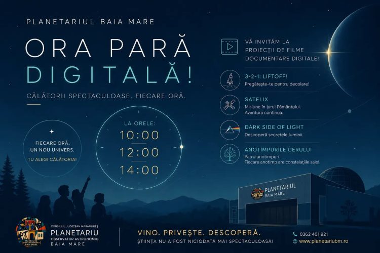 Ora Pară Digitală la Planetariul Baia Mare