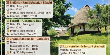 Trei zile de ateliere și tradiții la Muzeul Satului din Baia Mare