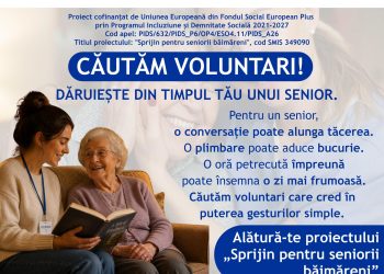 Voluntarii, invitați să aducă speranță în viața seniorilor din Baia Mare