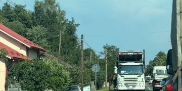 Accident rutier pe DN 1C, în Bușag, Maramureș