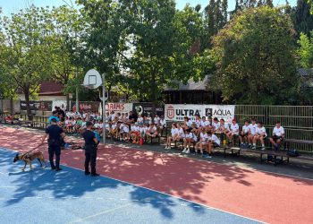 Micii baschetbaliști din Baia Mare au primit lecții de siguranță de la jandarmii montani
