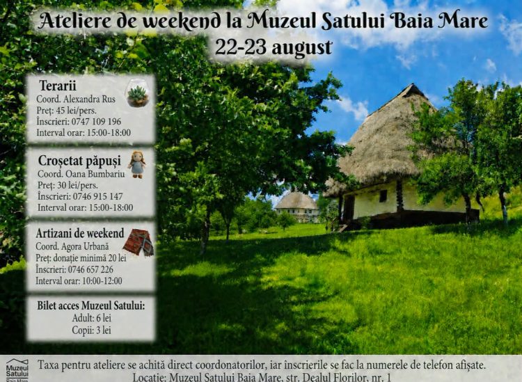 BAIA MARE: Weekend de poveste! Copiii creează, părinții se relaxează