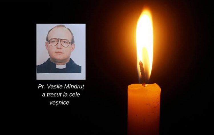Doliu la Episcopia greco-catolică de Maramureș – Părintele Vasile Mîndruț, preot în Parohia Moișeni, a trecut la cele veșnice