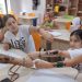 O vacanță altfel pentru copiii de la Rivulus Pueris – Pictură pe corp și „salam de biscuiți” reinterpretat
