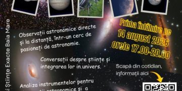 Luna și Venus, observate live la Planetariul Baia Mare