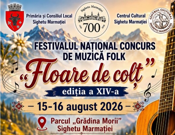 „Floare de colț” revine la Sighet! Află cine sunt tinerii care vor urca pe scenă