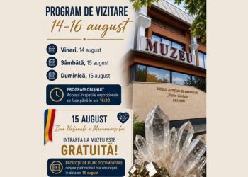 Intrare gratuită la Muzeul de Mineralogie din Baia Mare, de Ziua Națională a Maramureșului! Ce program au vizitatorii în weekend