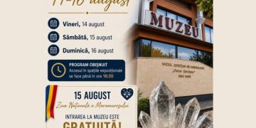 Intrare gratuită la Muzeul de Mineralogie din Baia Mare, de Ziua Națională a Maramureșului! Ce program au vizitatorii în weekend