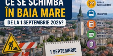 Ce se schimbă în Baia Mare de la 1 septembrie? Ce trebuie să știe băimărenii