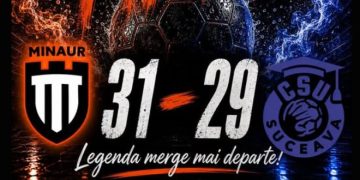 TROFEUL RĂMÂNE LA BAIA MARE! Minaur, victorie spectaculoasă în fața Sucevei