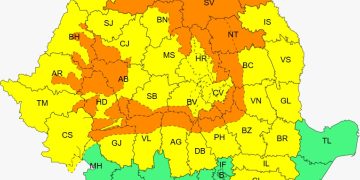 Vijelii puternice și grindină în Maramureș – ANM a emis COD PORTOCALIU
