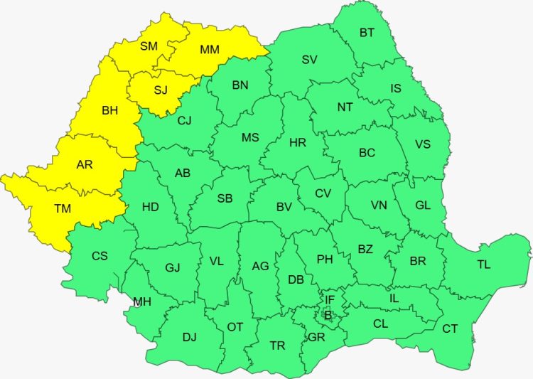 Maramureșul, vizat de COD GALBEN de temperaturi ridicate. Se anunță până la 35°C