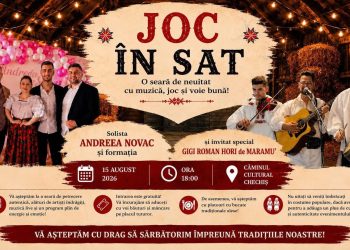 „Joc în sat”, la Chechiș: muzică, tradiții și voie bună, pe 15 august