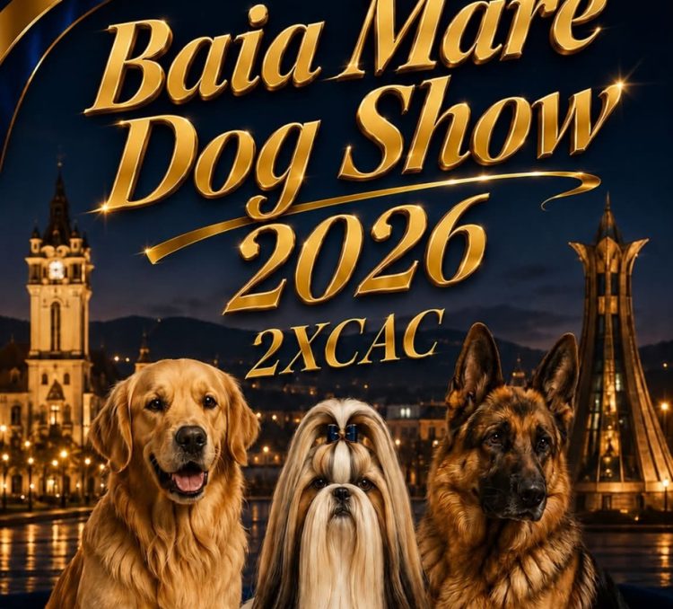 Baia Mare va găzdui o nouă ediție a Dog Show 2026. Înscrierile sunt deschise