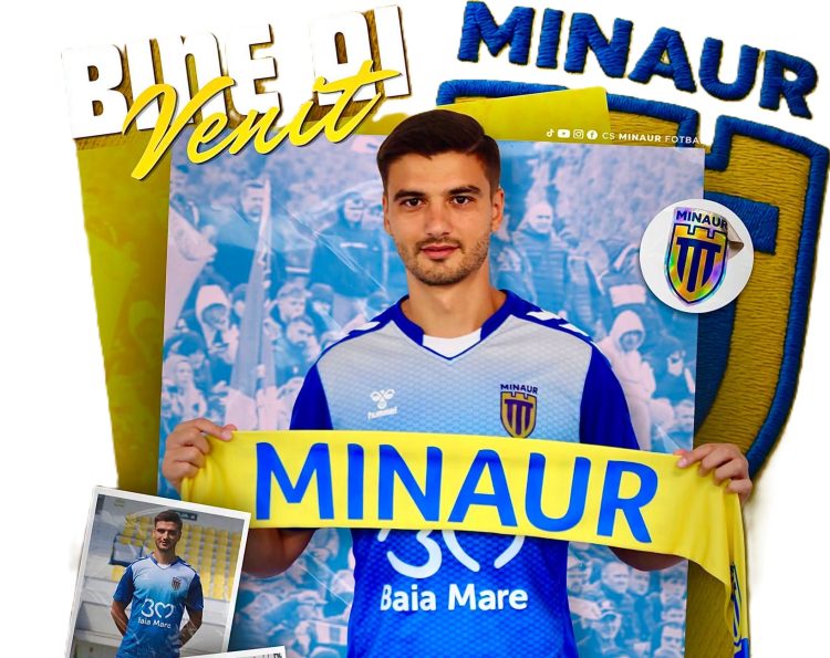 Fotbal – Dragoș Nedelcu, noul jucător al CS Minaur Baia Mare