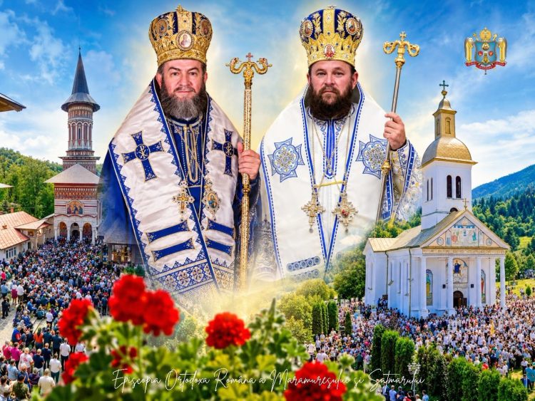 Slujiri arhierești la praznicul Adormirii Maicii Domnului – Mănăstirea Rohia și Mănăstirea Moisei