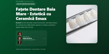Fațete dentare în Baia Mare: ce sunt, pentru cine funcționează și cum decurge tratamentul