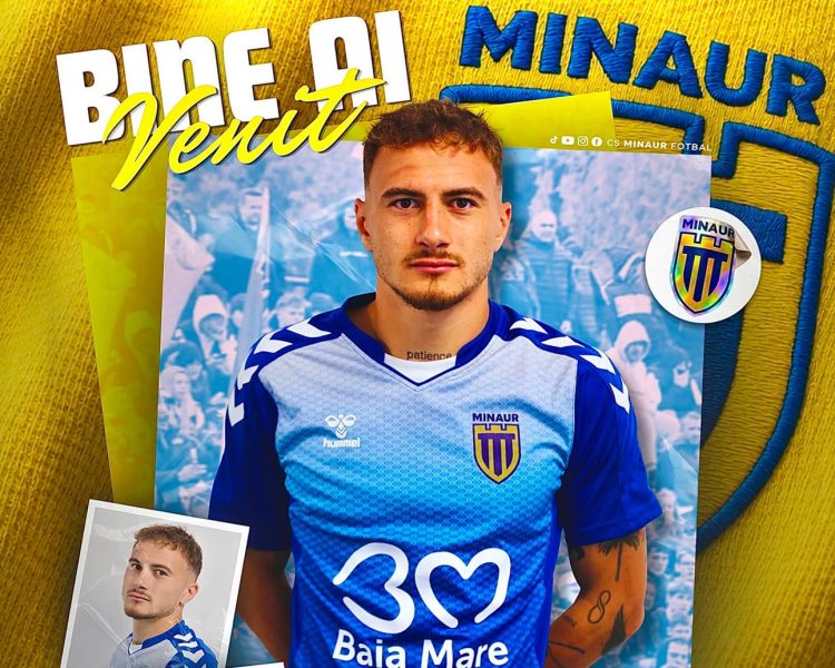 Fotbal. Robert Filip, noul mijlocaș al CS Minaur Baia Mare