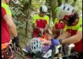 Biciclist accidentat pe traseul Route 66 din Baia Mare. Salvamontiștii au intervenit