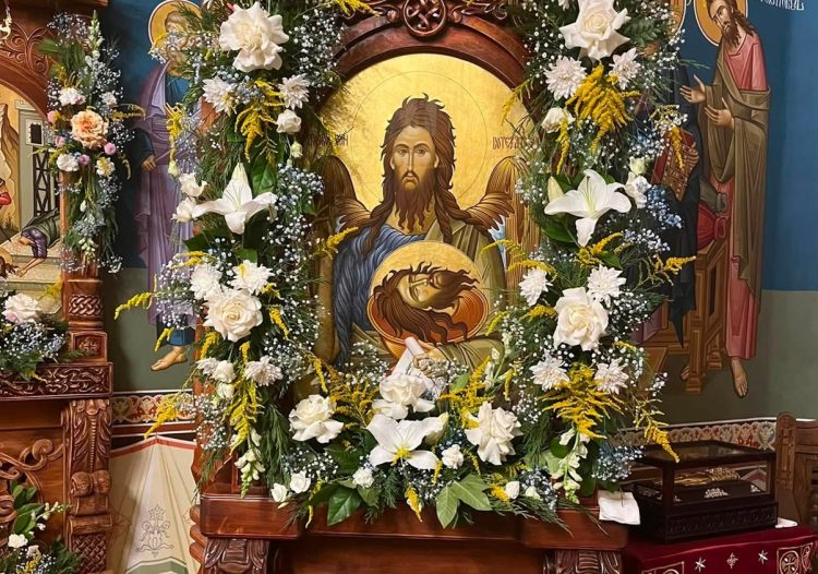 29 august – Sărbătoare cu cruce roşie, Tăierea Capului Sfântului Ioan Botezătorul