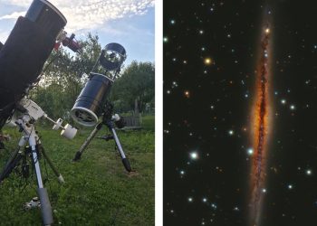 Seară de observații astronomice la Pasul Gutâi: Universul, privit printr-un telescop de 400 mm
