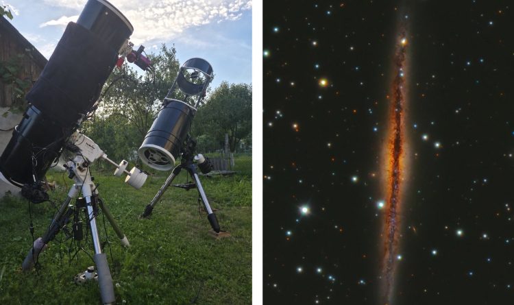 Seară de observații astronomice la Pasul Gutâi: Universul, privit printr-un telescop de 400 mm