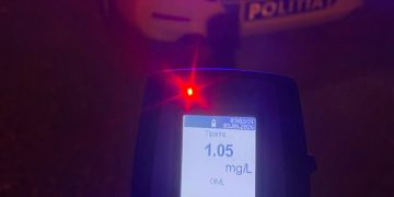 Urmărire nocturnă în Baia Mare – Șofer depistat cu alcoolemie ridicată