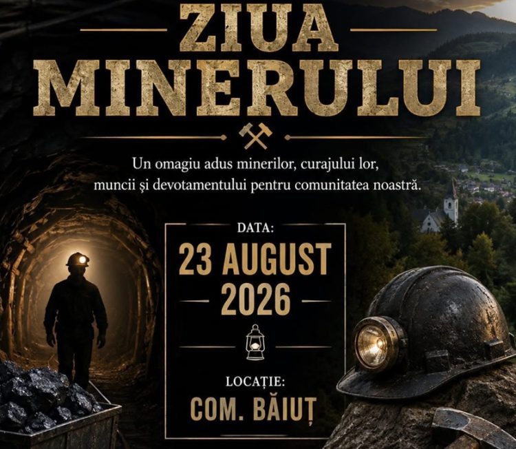 Băiuț își cinstește minerii printr-o nouă ediție a Zilei Minerului