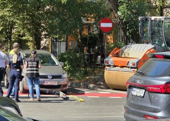Accident în Baia Mare, pe pista de biciclete. Polițiștii au făcut cercetări la fața locului
