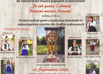 Festival-concurs „Pe sub poala Codrului – Prânzul miresei Anicuța”, pe 13 septembrie, la Stremț