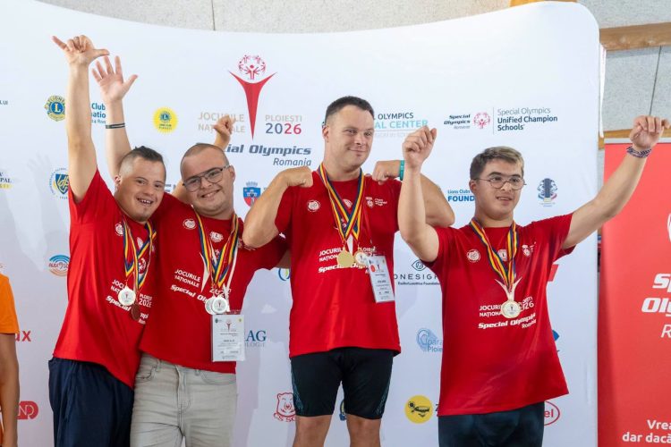 Două medalii de aur pentru băimăreanul Andrei Cupșa la Jocurile Naționale Special Olympics de la Ploiești