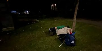 Imaginile disperării… Au dormit ca la stână!