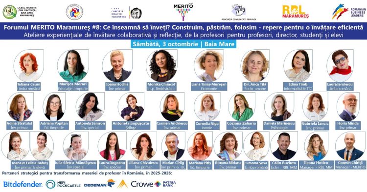 Eveniment important pentru educație, în Baia Mare. Participarea este gratuită